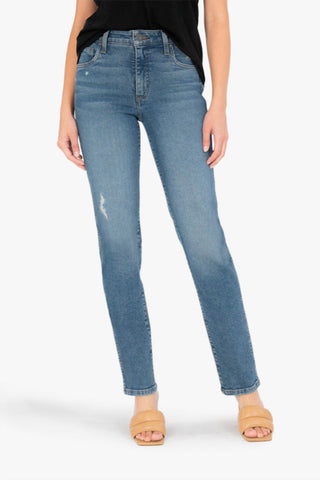 Kut From The Kloth - Chrissie High Rise Fab Ab Straight Leg Jean