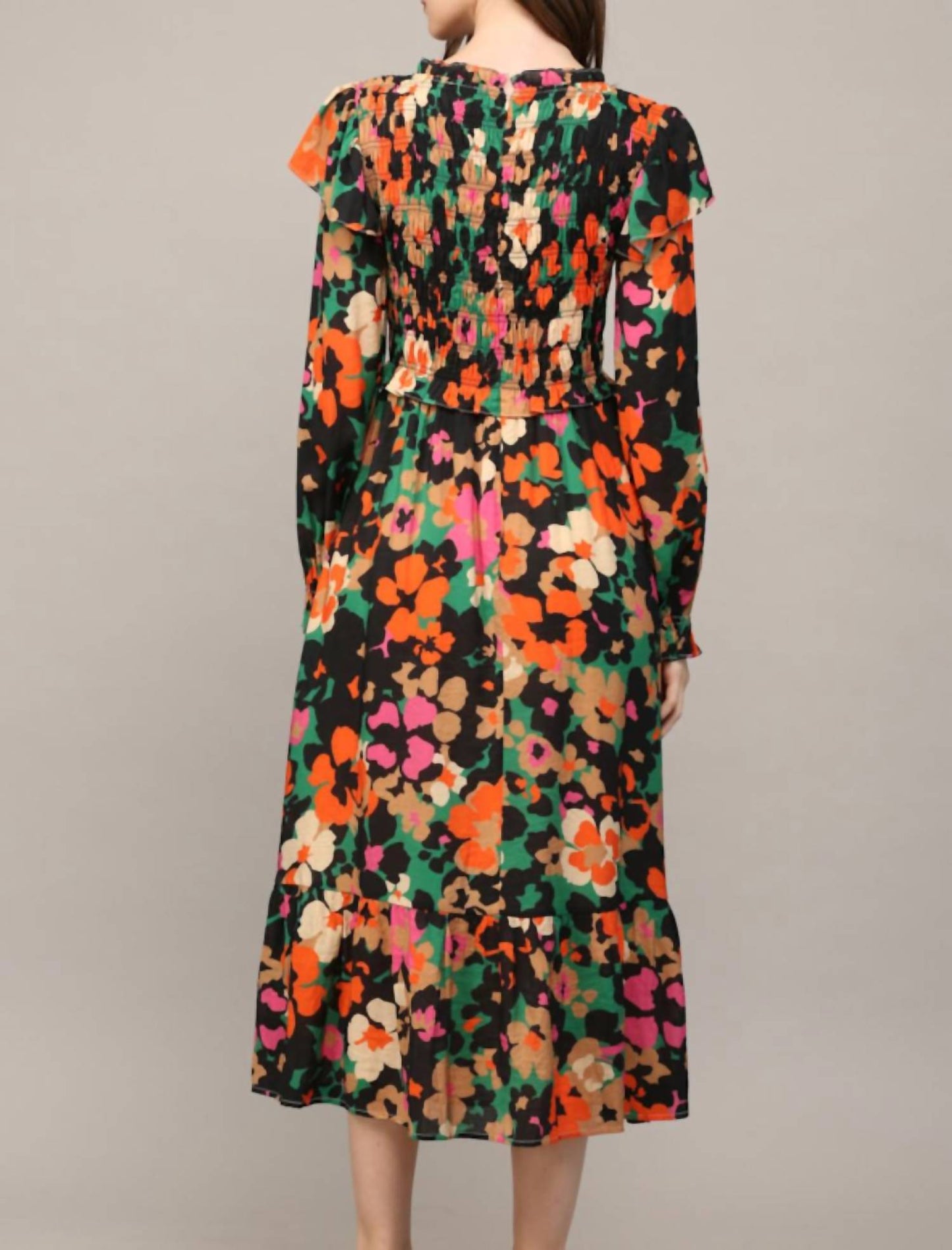Fate By Lfd - Ruffle Hem Midi Dress