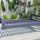 Twin Size Porch Swing Bed Seating Gray