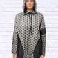 Kozan - Polka Dot Contrast Panel Hoodie