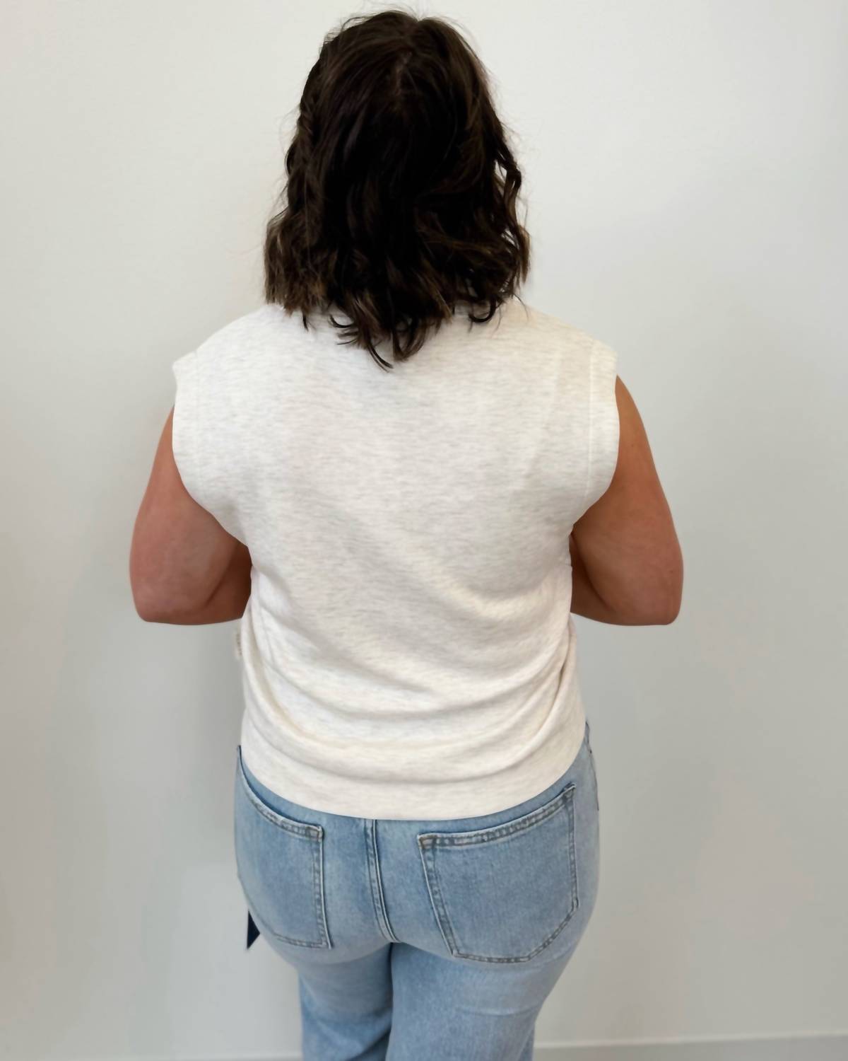 Varley - Sarah Half- Zip Sleeveless Sweater