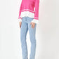 Fashion Go - Pleated Knit Long Sleeve Sweater