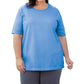 On The Plus Side - Cotton Short Sleeve Tee - Plus