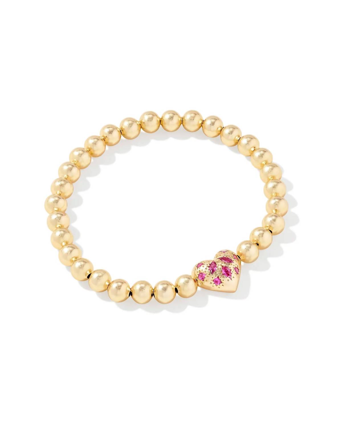 Kendra Scott - Woman's Holland Gold Heart Stretch Bracelet