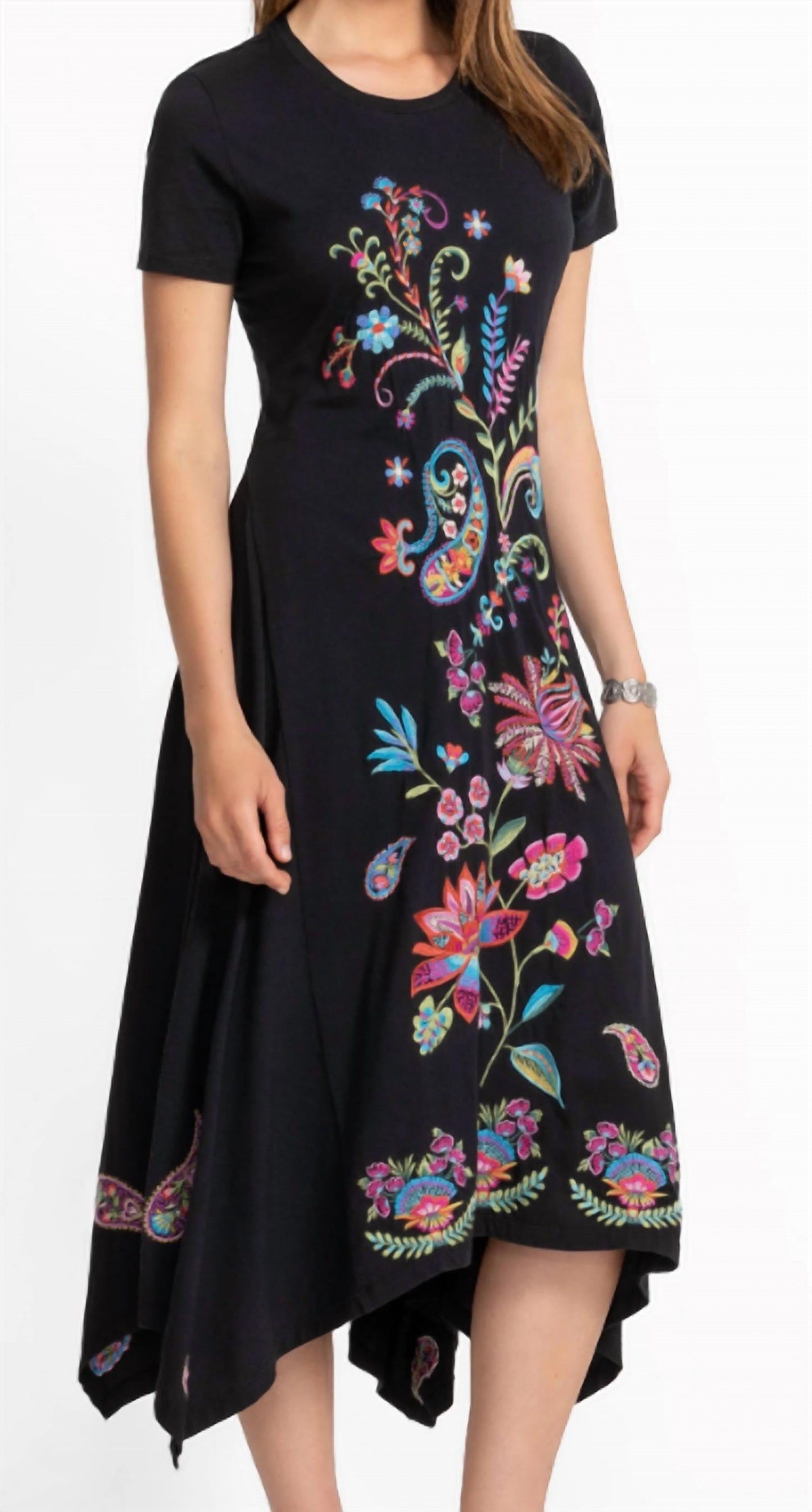 Johnny Was - Handkerchief Hem Knit Dress