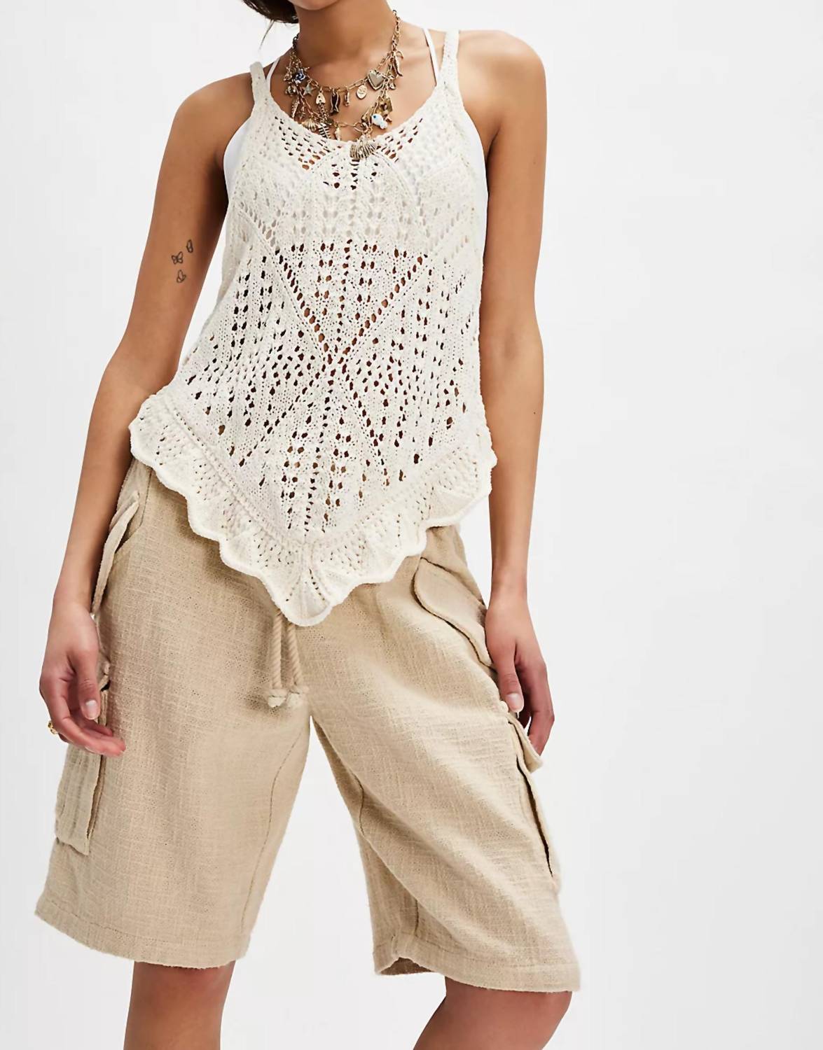 Free People - Sea Song Scoop Neck Tank Top