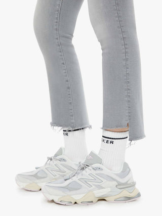 Mother - Insider Crop Step Fray Bootcut Ankle Jeans