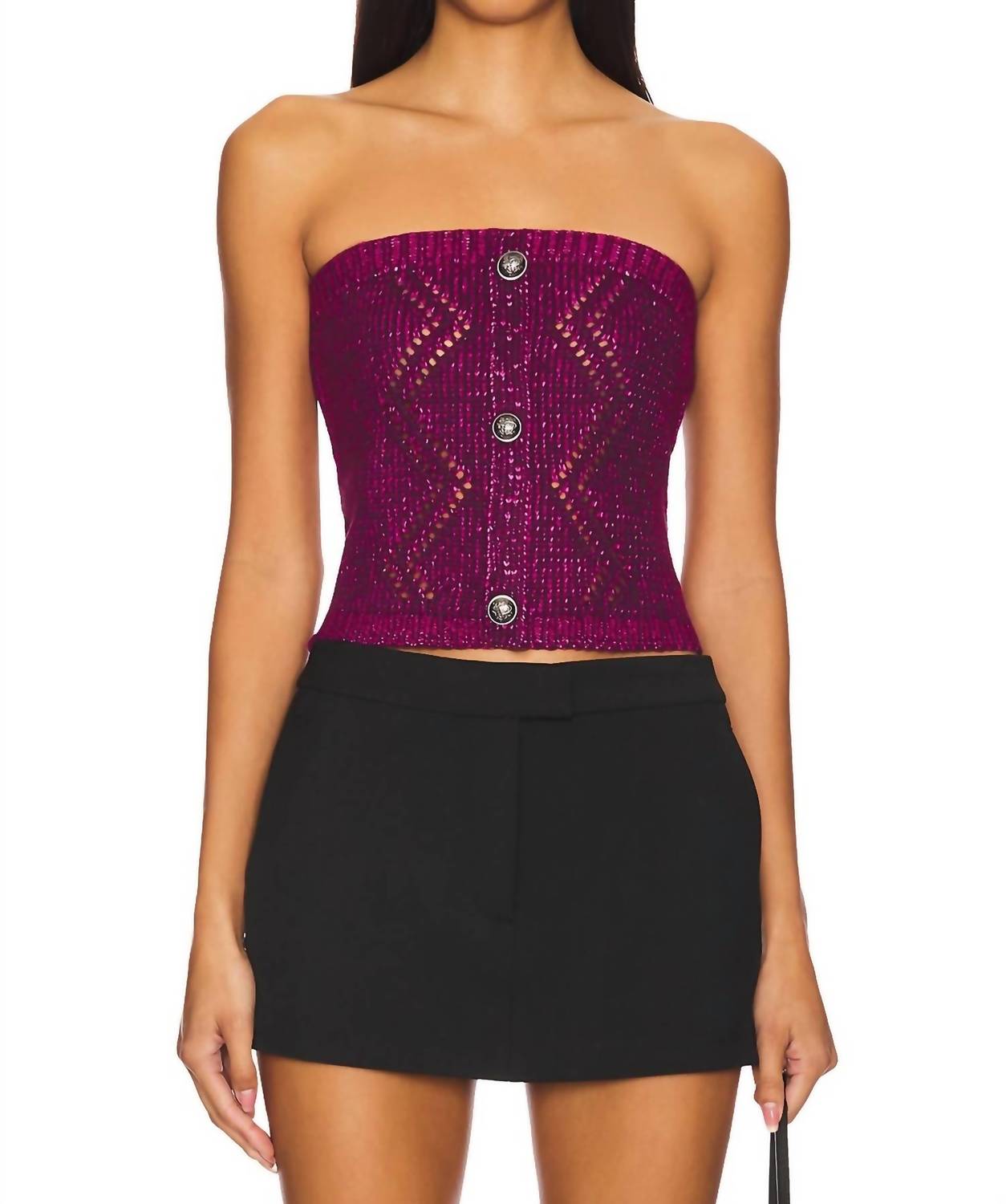 Steve Madden - Nadira Sweater Strapless Top