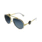 Versace - Aviator Metal Sunglasses with Grey Lens