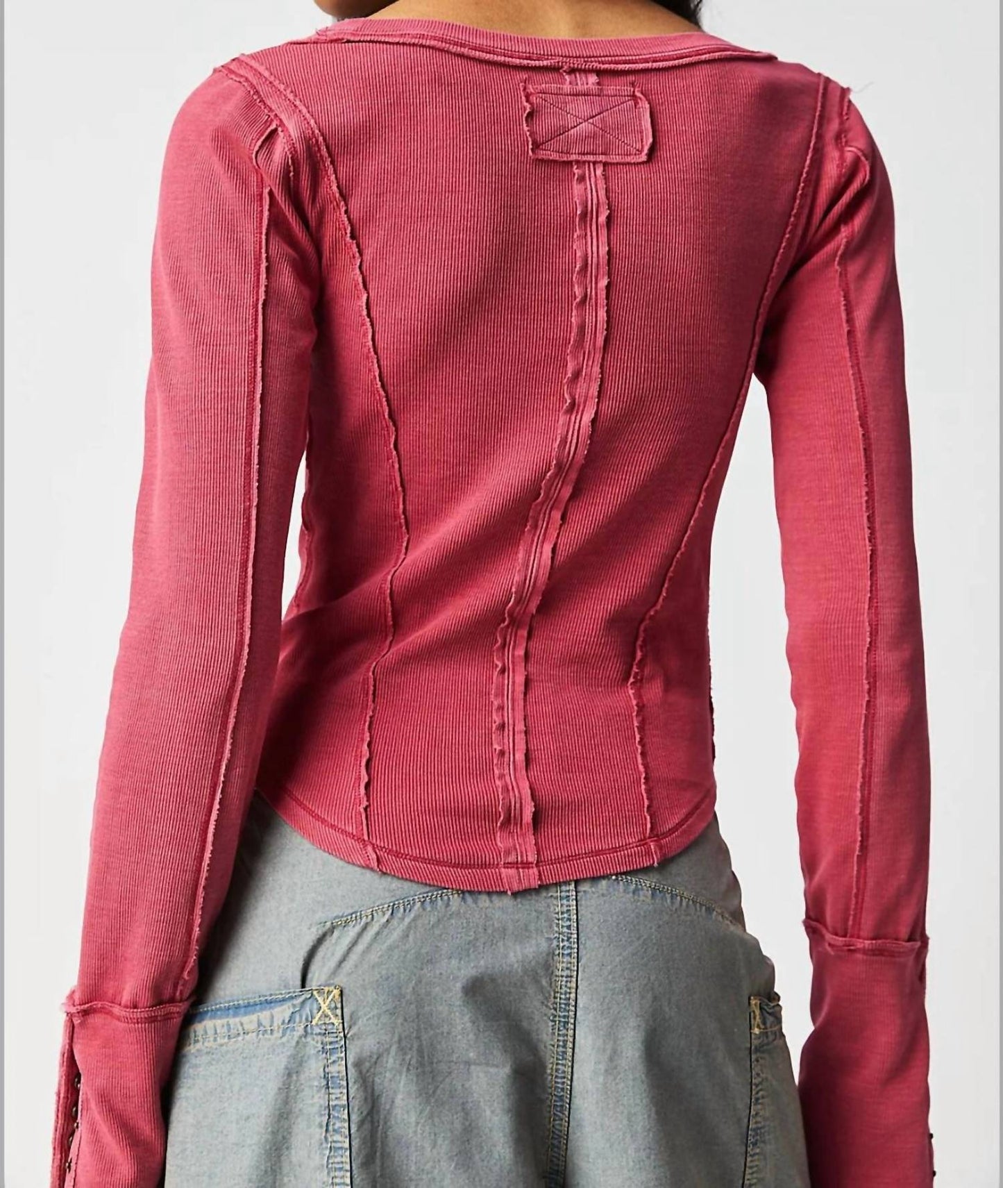 Free People - Stuck On You Cuff Tee