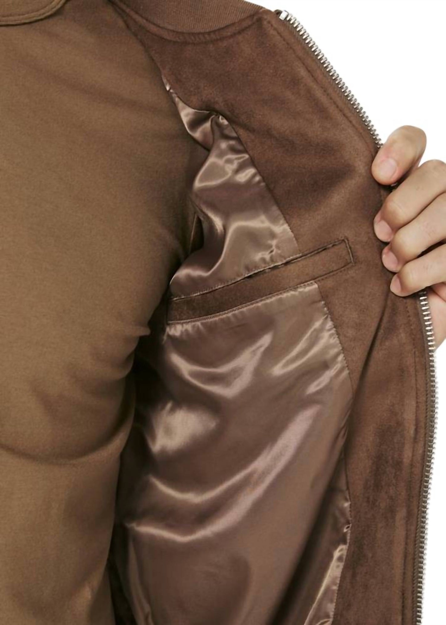 7Diamonds - Evolution Suede Bomber Jacket