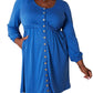 Double Take - Enchanting Elegance Long Sleeve Dress