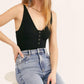 Free People - Larissa V-neck Bodysuit