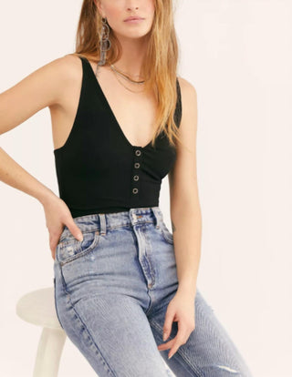 Free People - Larissa V-neck Bodysuit