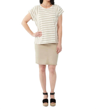Fdj - Short Sleeve Stripe Top