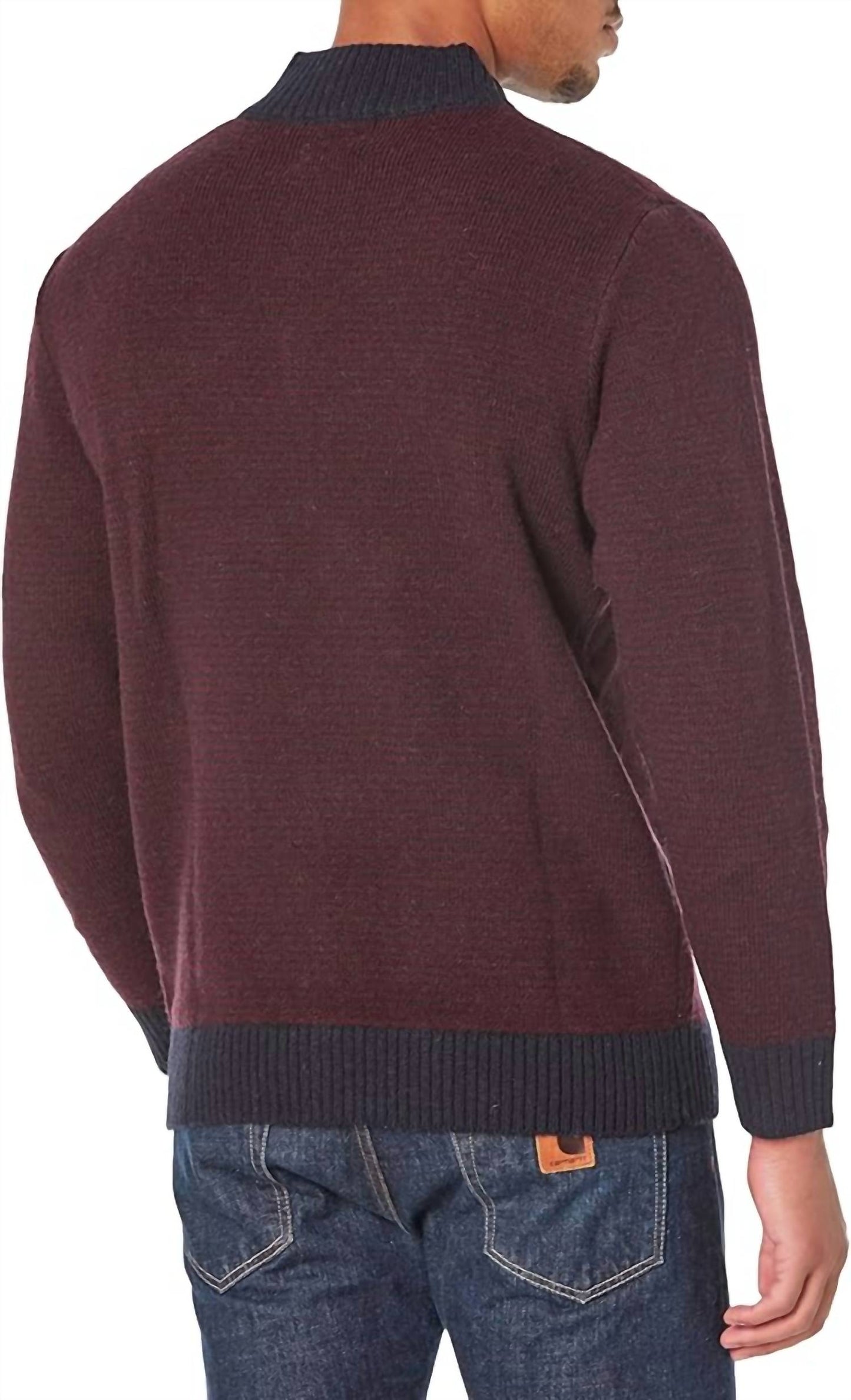 Pendleton - Shetland Wool Half Zip Sweater