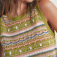Buttermelon - Geo Pattern Knit Top