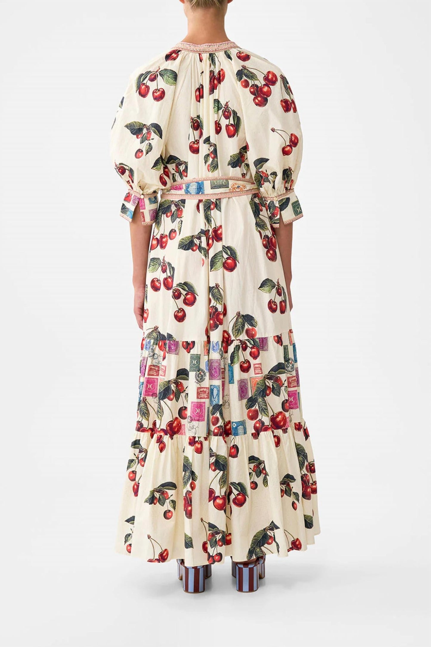 Camilla - Women's Tiered Shirt Dress