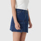 Misha - Aled Denim Pocket Mini Skirt
