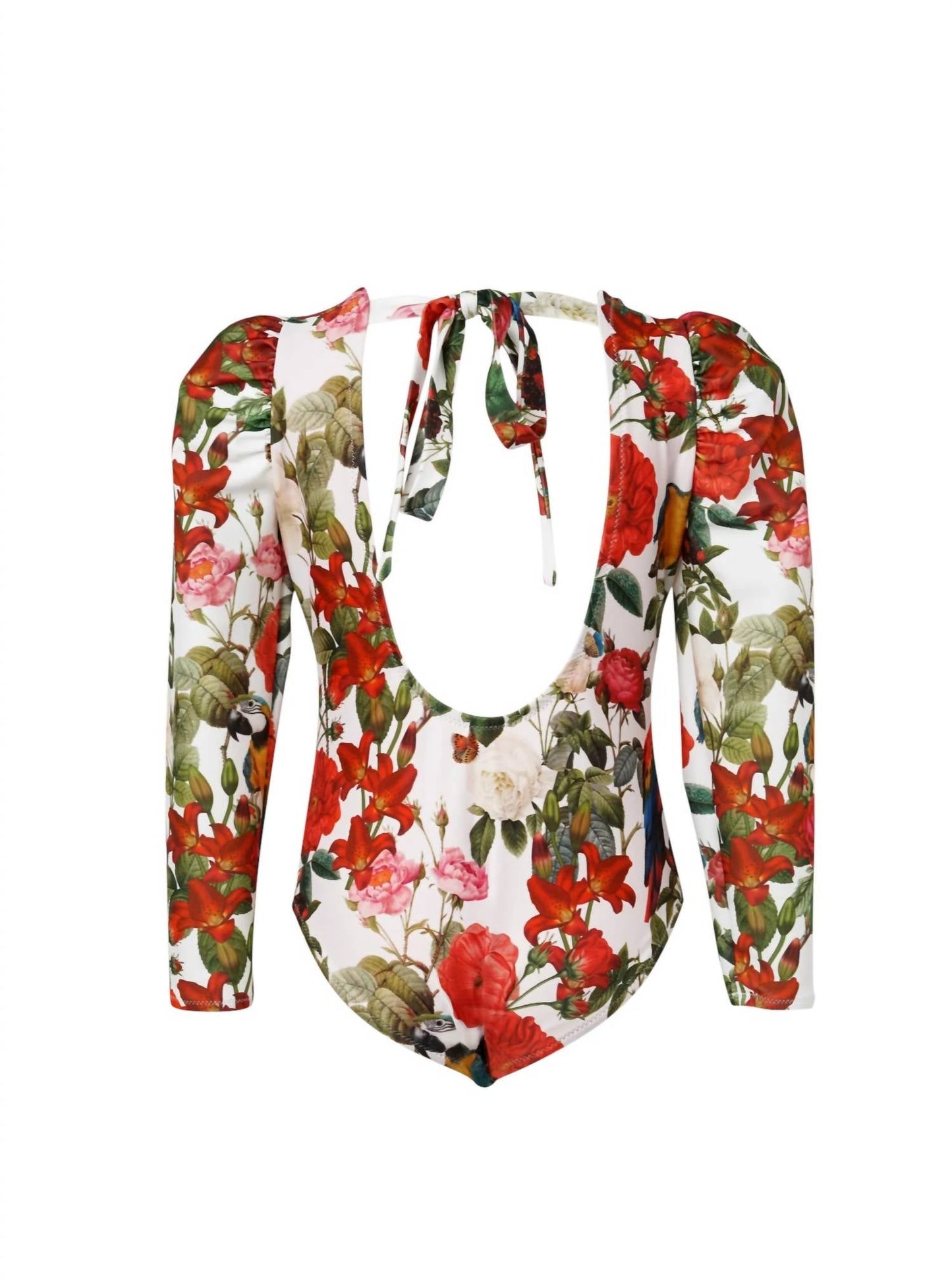 Lia Sahara - Girl's Puffed Long Sleeves One Piece