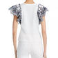 Veronica Beard - Julianka Flutter Sleeve Top
