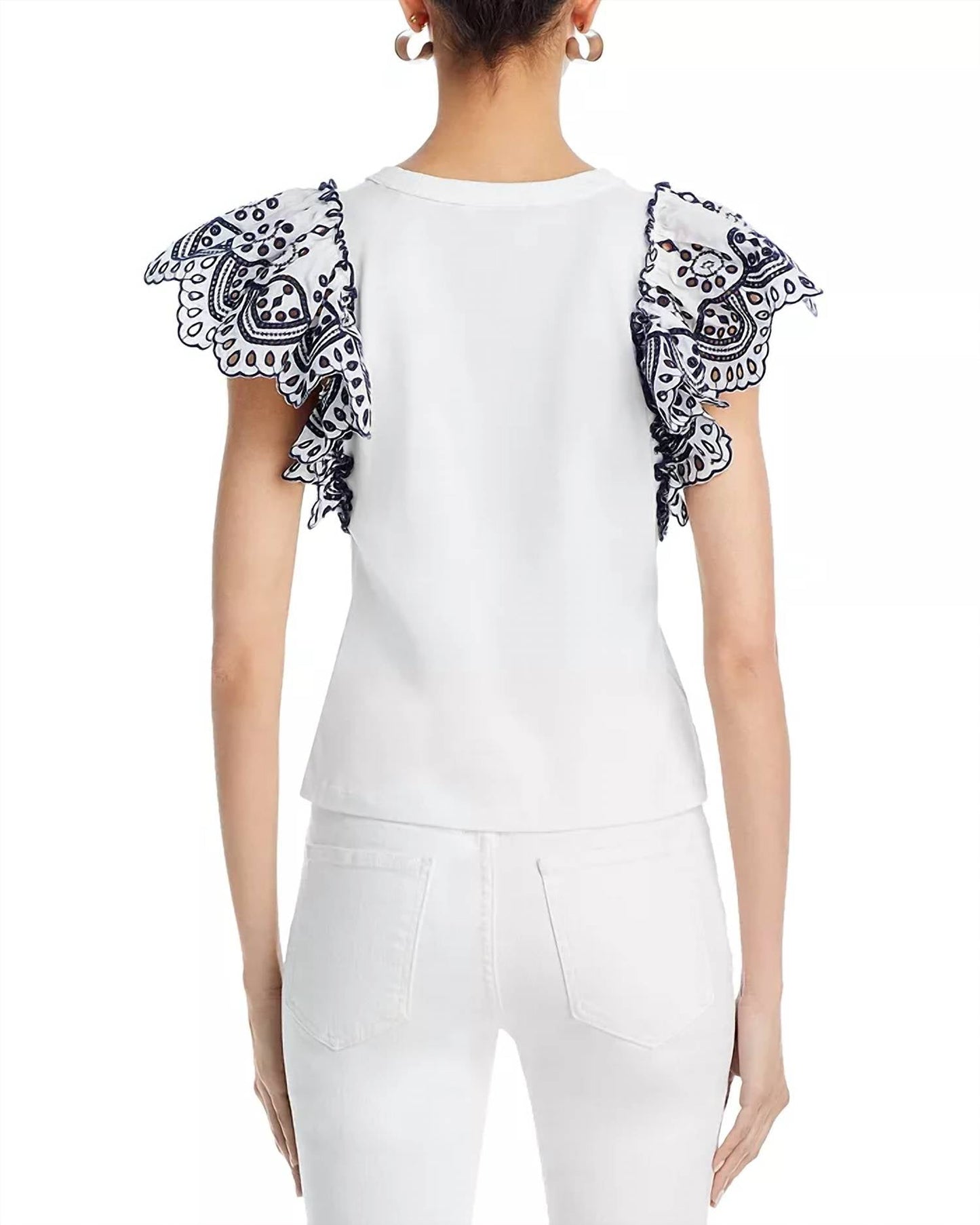 Veronica Beard - Julianka Flutter Sleeve Top