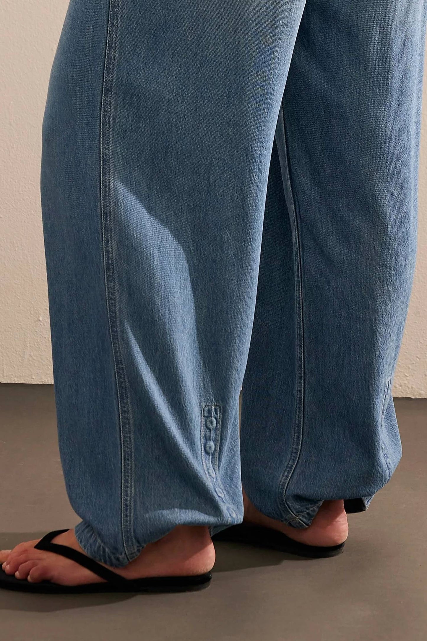 Free People - Dakota Cinched Waist Pull On Jeans