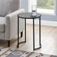 Round Accent Side Table, Contemporary & Modern