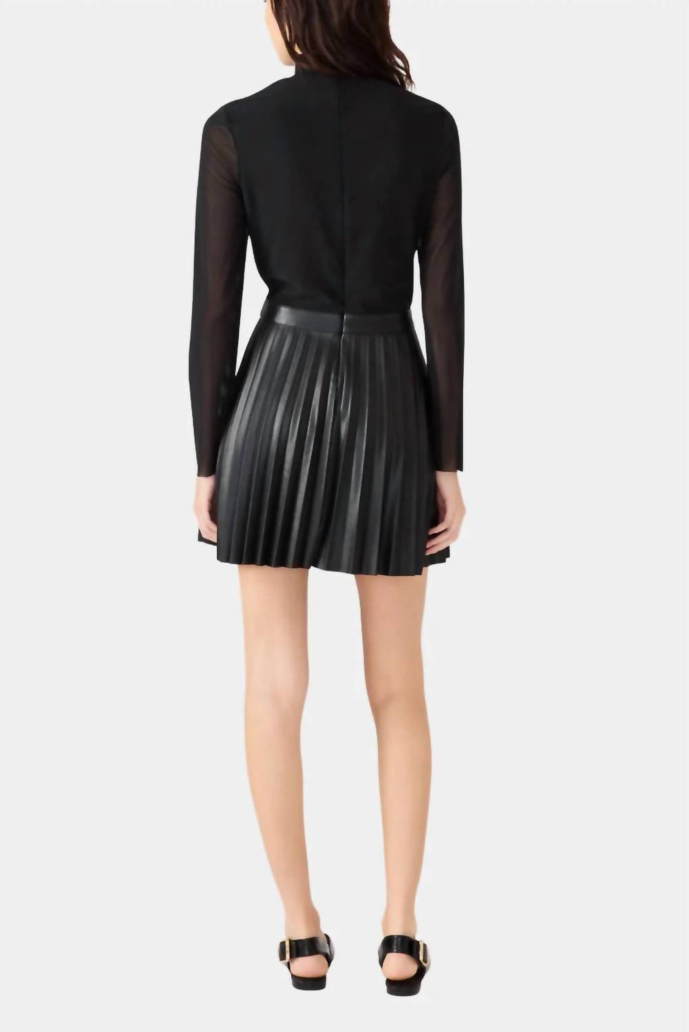 Steve Madden - Nevah Sheer Long Sleeve Mini Dress