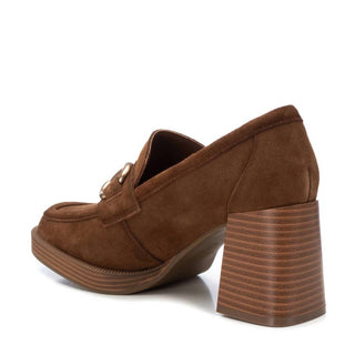 Xti - Women's Suede Heeled Loafers