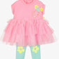 Billieblush - Baby Jersey Tulle Dress & Legging Set