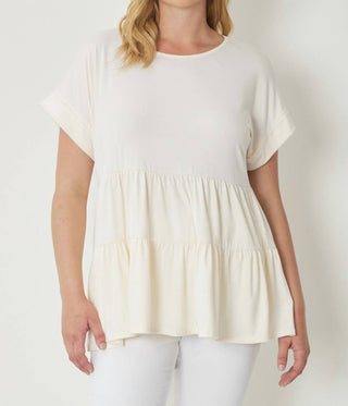 Entro - Short Sleeve Tiered Tunic