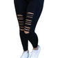Julia Rose - The Jacqueline - High-Waisted Laser Cut / Cutout Leggings