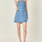 2.7 August Apparel - Dani Denim Mini Dress