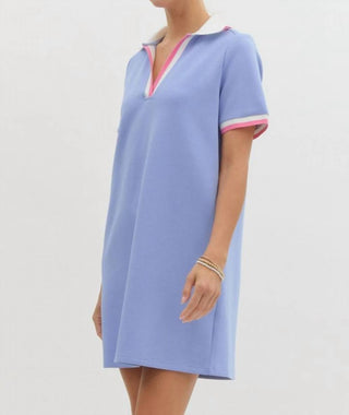 Entro - Kandi Collared Pullover Knit Dress