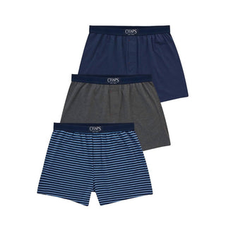 Chaps - Men's Knit Boxer Three Pack Set