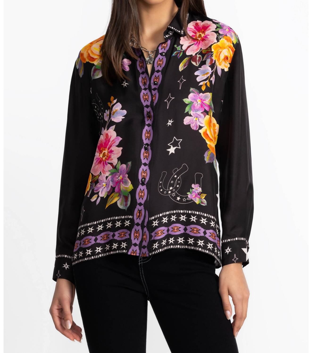 Johnny Was - Rosalynda Button Down Shirt