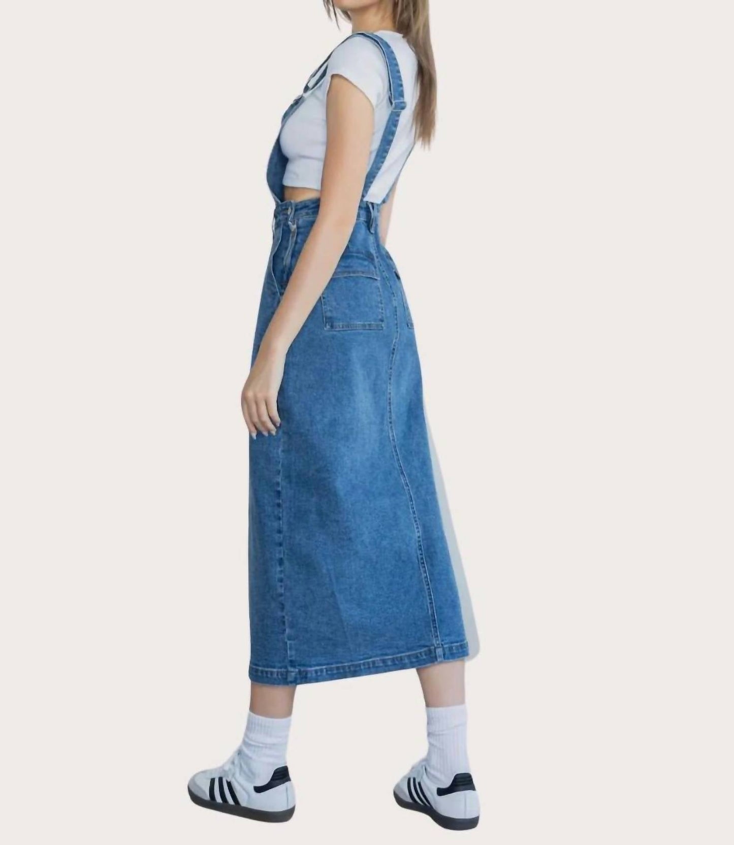 Vibrant M.I.U - Dungaree Overall Skirt
