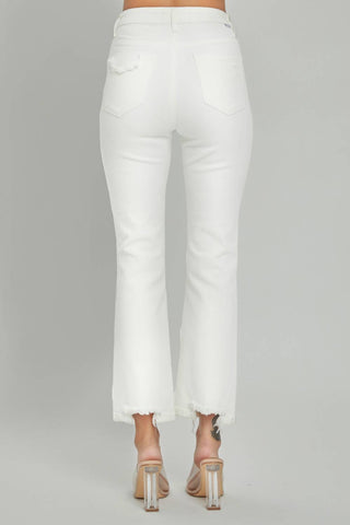 Risen - Demi Distressed Straight Leg Jeans