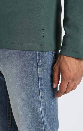 Jachs New York - Cotton Modal Blend Quarter Zip Sweater