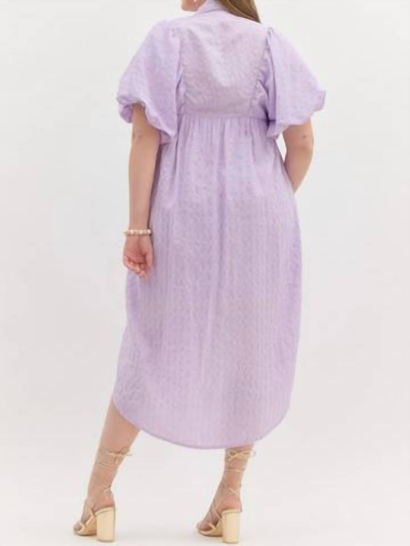 Entro - Puff Sleeve Dress