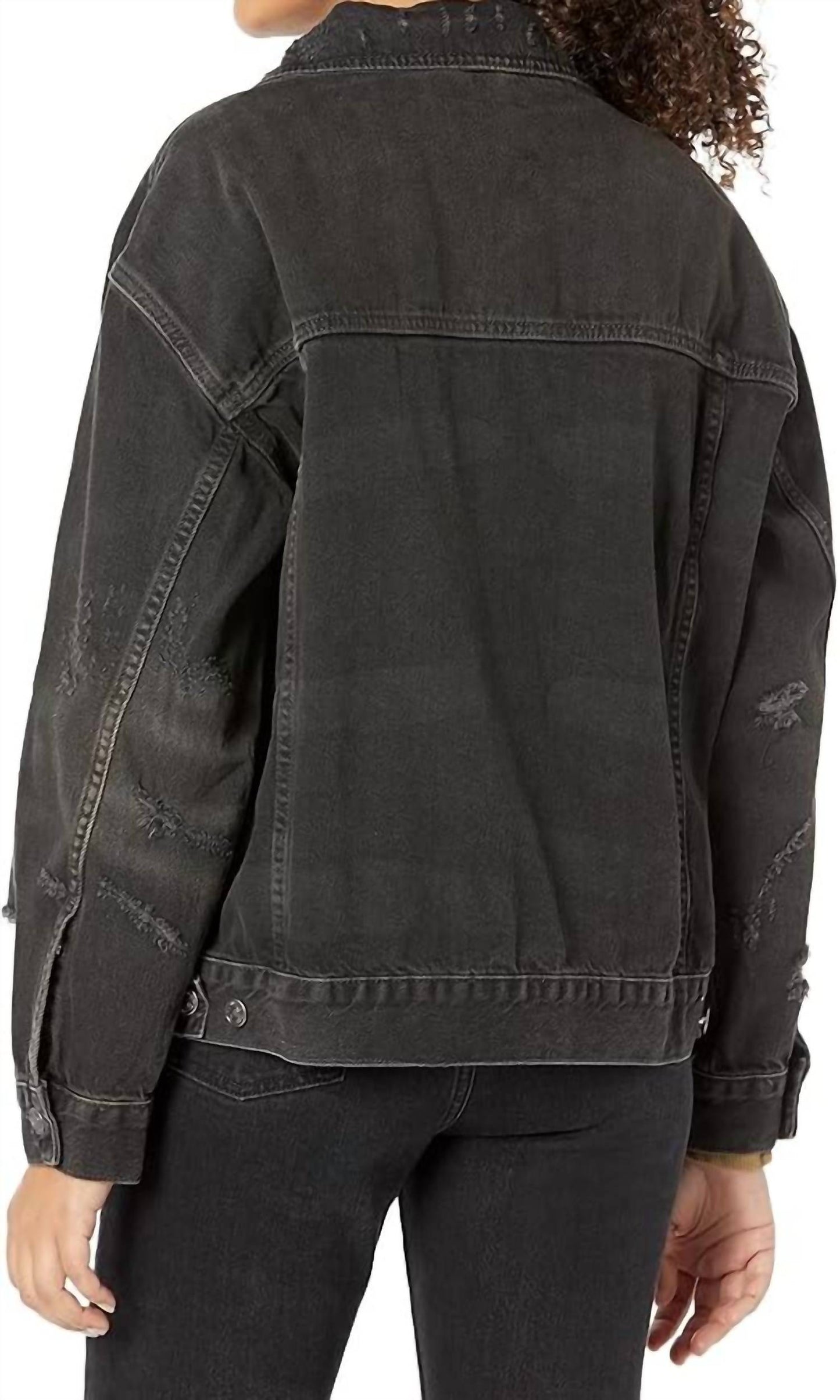 Free People - Jolene Trucker Jacaket - Plus
