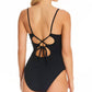 Bar Iii - Women's Ribbed Lace Back Swimsuit