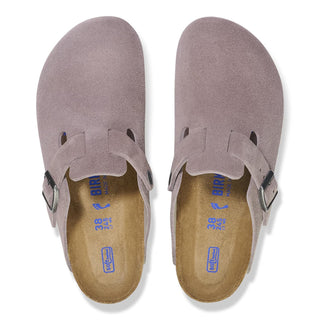 Birkenstock - Women's Boston Soft Footbed Suede Clogs