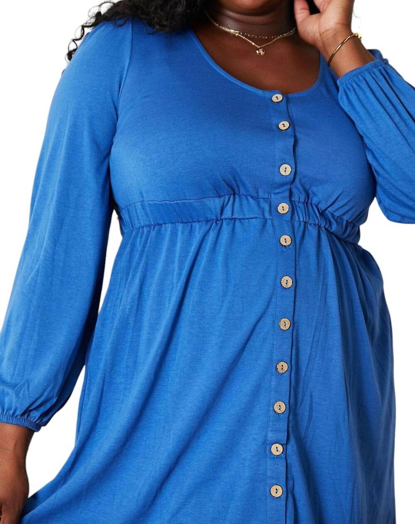 Double Take - Enchanting Elegance Long Sleeve Dress