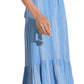 Elan - Strapless Tiered Maxi Dress