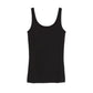 Halogen Women's Black Wide Scoop Neck Sleeveless Tank Top Size Small