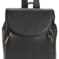 Nordstrom Sophia Core Leather Backpack Black