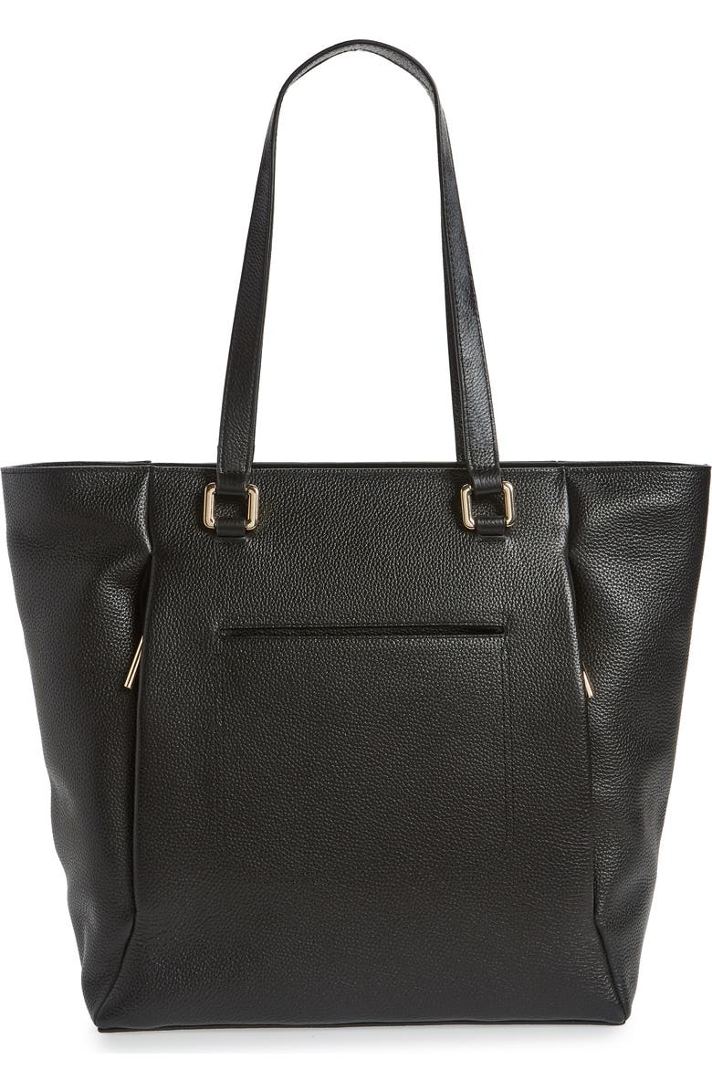 Nordstrom Olivia Core Leather Tote Beige