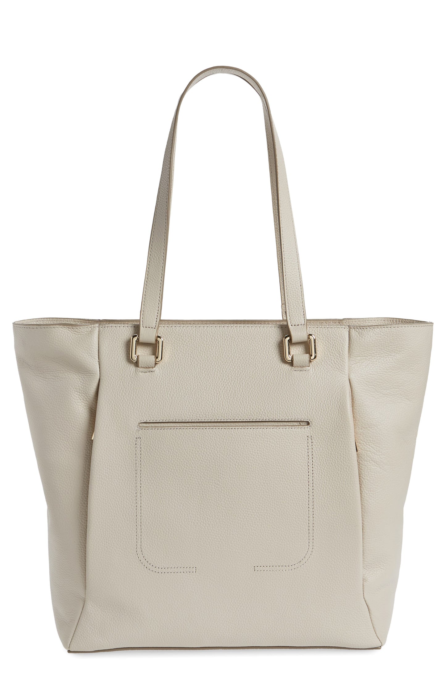 Nordstrom Olivia Core Leather Tote Beige
